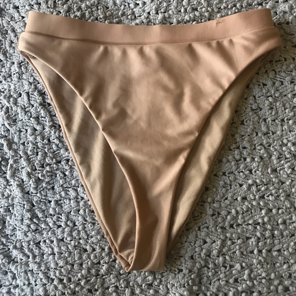 High rise bikini bottoms